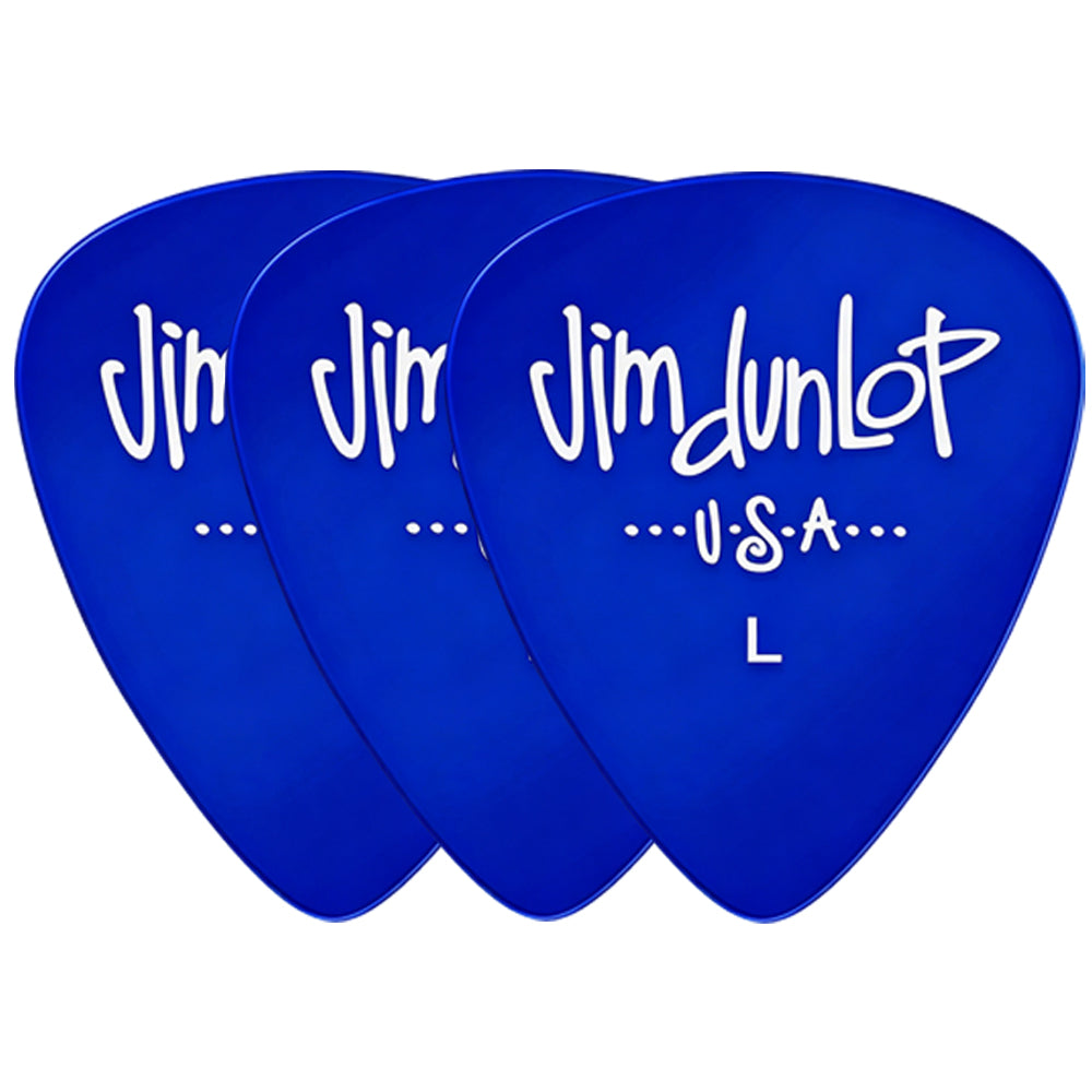 Jim Dunlop Gels ポリカーボネート ティアドロップ ピック 5ゲージ展開 3枚入り