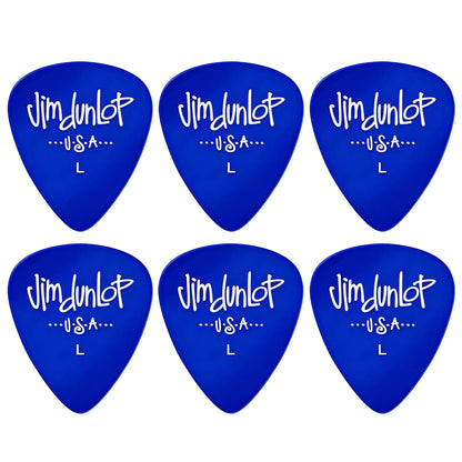 Jim Dunlop Gels ポリカーボネート ティアドロップ ピック 5ゲージ展開 6枚入り