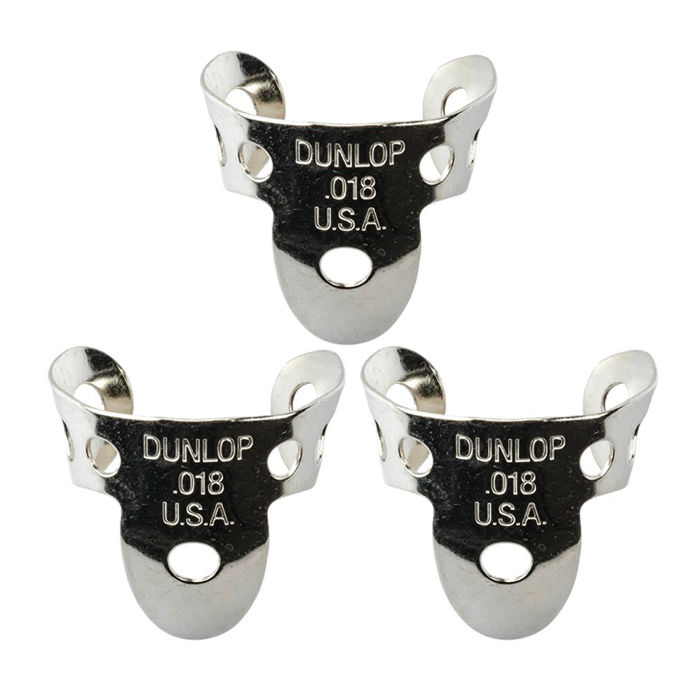 Jim Dunlop Metal Fingerpicks 33R / 37R 3枚入り