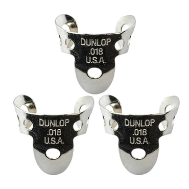 Jim Dunlop Metal Fingerpicks 33R / 37R 3枚入り
