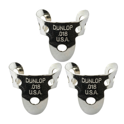 Jim Dunlop Metal Fingerpicks 33R / 37R 3枚入り