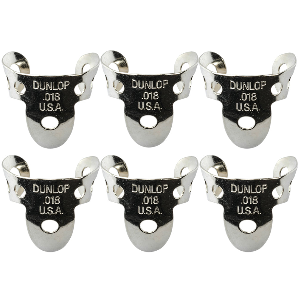 Jim Dunlop Metal Fingerpicks 33R / 37R 6枚入り