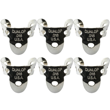 Jim Dunlop Metal Fingerpicks 33R / 37R 6枚入り