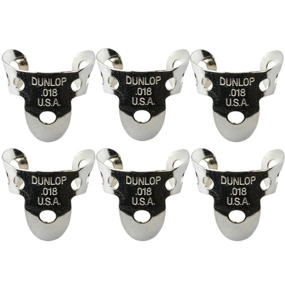 Jim Dunlop Metal Fingerpicks 33R / 37R 6枚入り