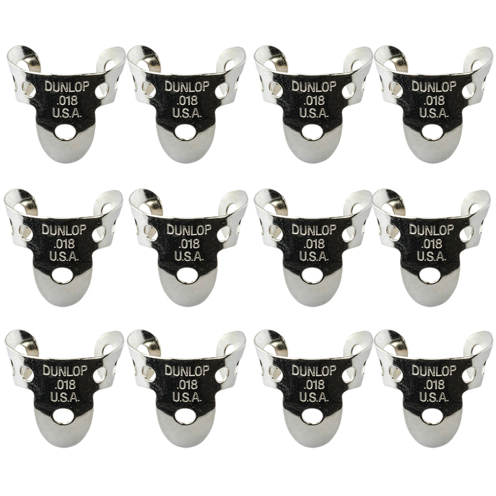 Jim Dunlop Metal Fingerpicks 33R / 37R 12枚入り
