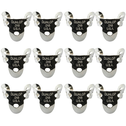 Jim Dunlop Metal Fingerpicks 33R / 37R 12枚入り