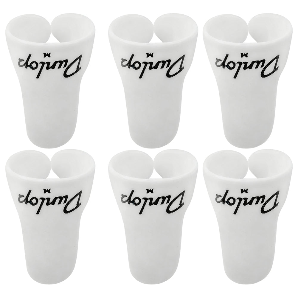 Jim Dunlop  White Plastic Fingerpicks 9011R / 9021R 6枚入り