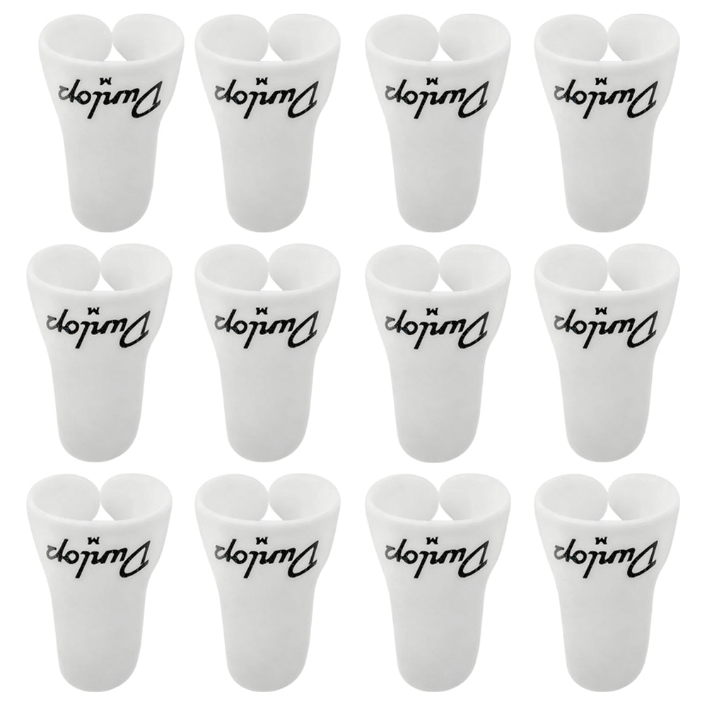 Jim Dunlop  White Plastic Fingerpicks 9011R / 9021R 12枚入り