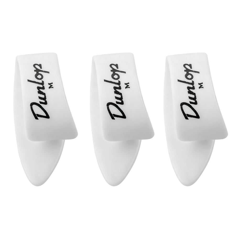 Jim Dunlop ホワイト サムピック 9002R / 9003R / 9012R / 9013R 3枚入り