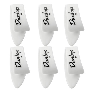 Jim Dunlop ホワイト サムピック 9002R / 9003R / 9012R / 9013R 6枚入り