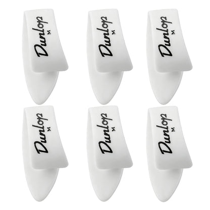 Jim Dunlop ホワイト サムピック 9002R / 9003R / 9012R / 9013R 6枚入り