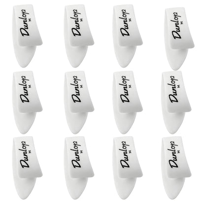 Jim Dunlop ホワイト サムピック 9002R / 9003R / 9012R / 9013R 12枚入り