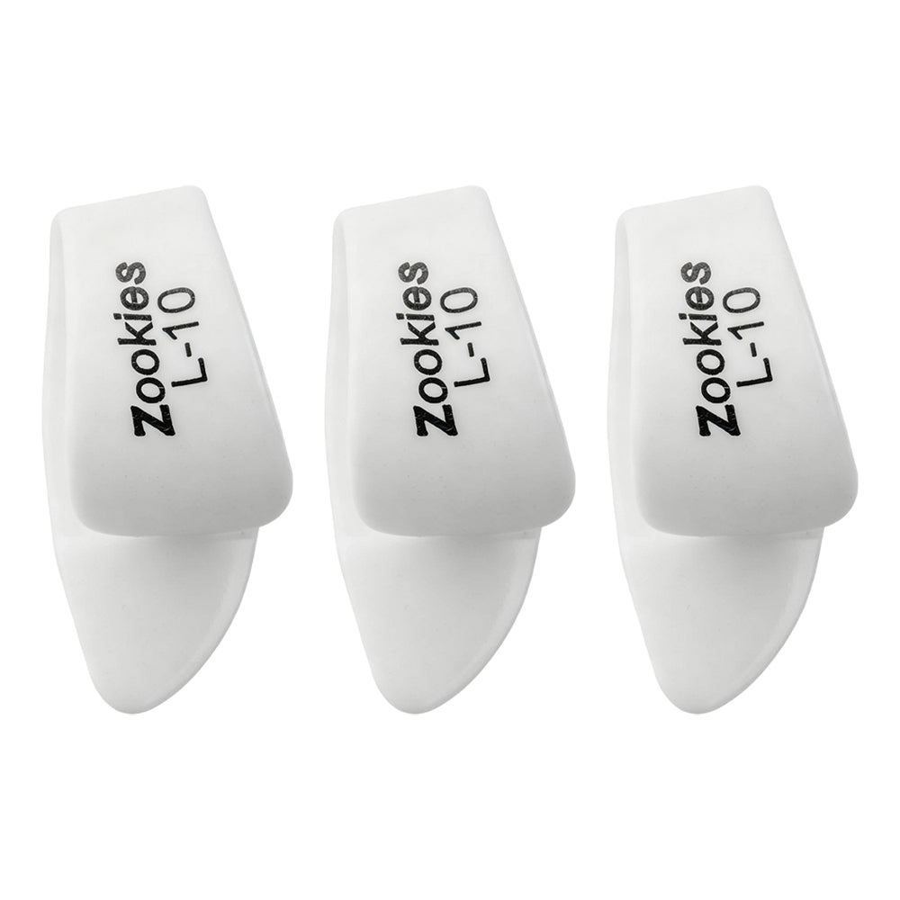 Jim Dunlop Zookies™ サムピック 10° / 20° / 30° Medium/Large 3枚入り