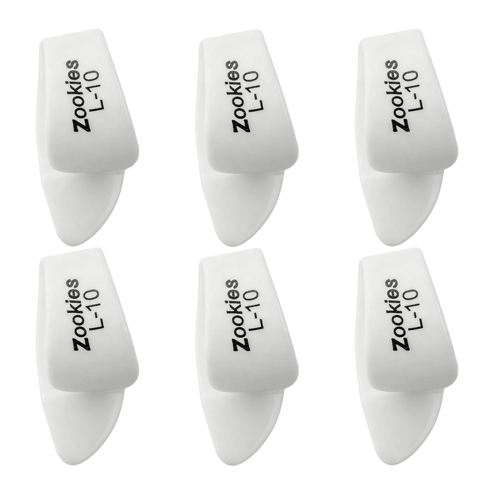 Jim Dunlop Zookies サムピック 10° / 20° / 30° Medium/Large 6枚入り