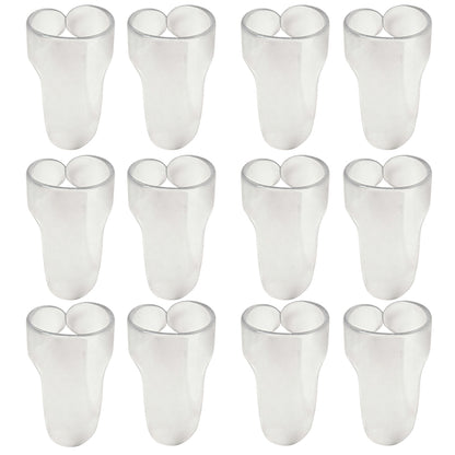 Jim Dunlop Clear Fingerpicks 9032R / 9033R クリア フィンガーピック M/L 12枚入り
