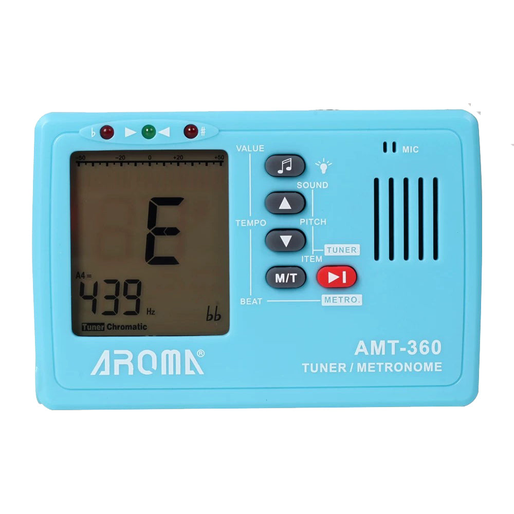 AROMA アロマ  AMT-360 チューナー・メトロノーム 3in1｜在庫処分特価