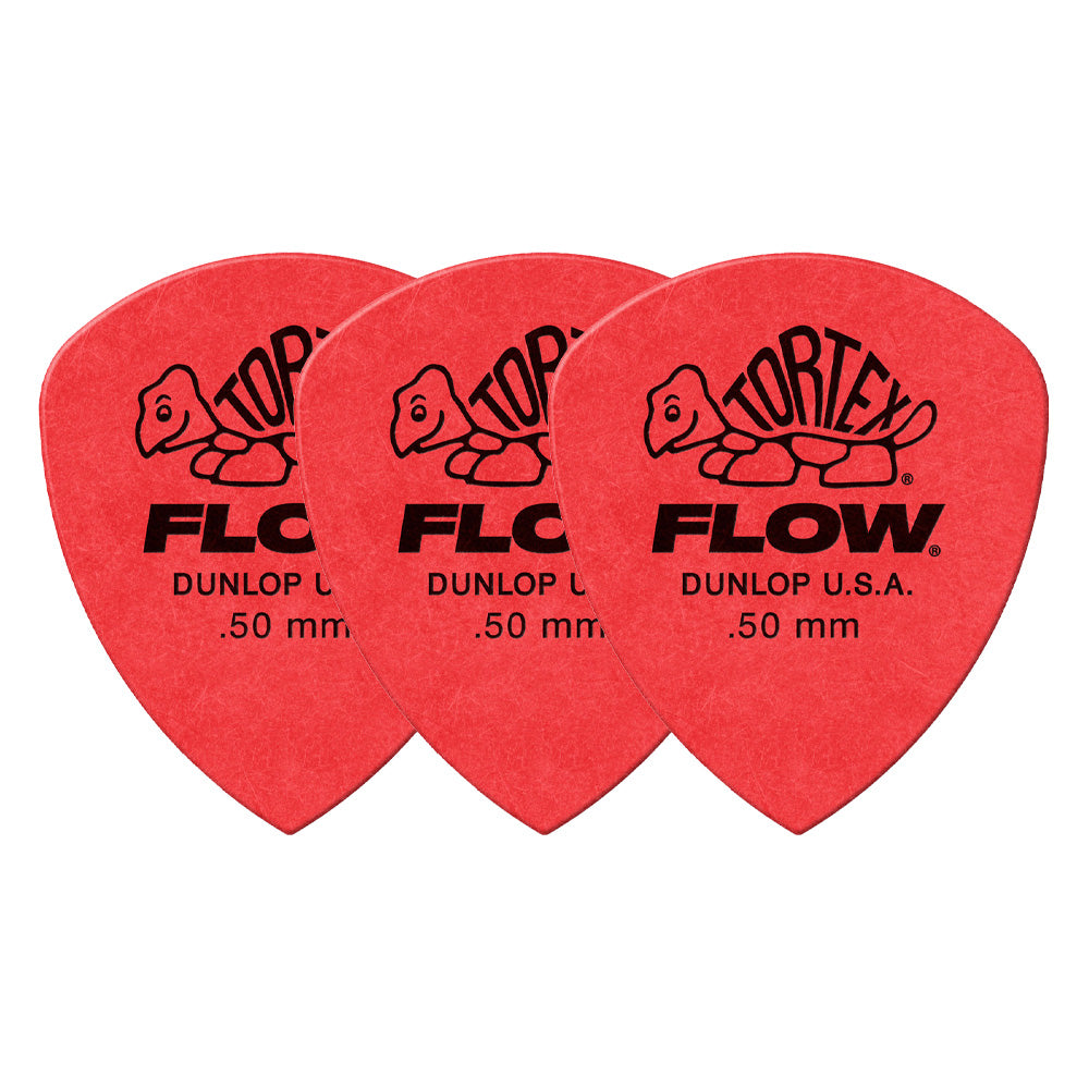 Jim Dunlop ジム ダンロップ 558R Tortex Flow ギターピック 3枚入り