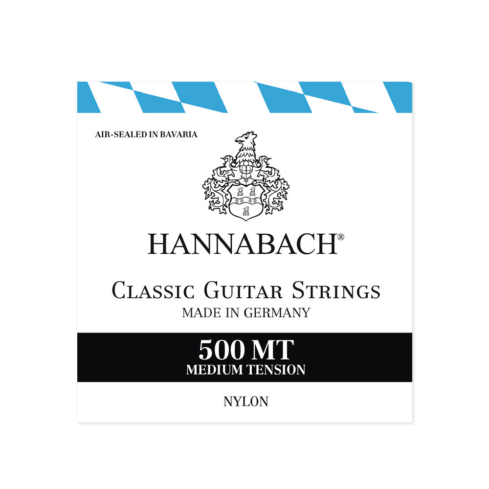 HANNABACH ハナバッハ  クラシックギター弦 500MT 500HT ミディアムテンション ハイテンション ナイロン弦 ドイツ製