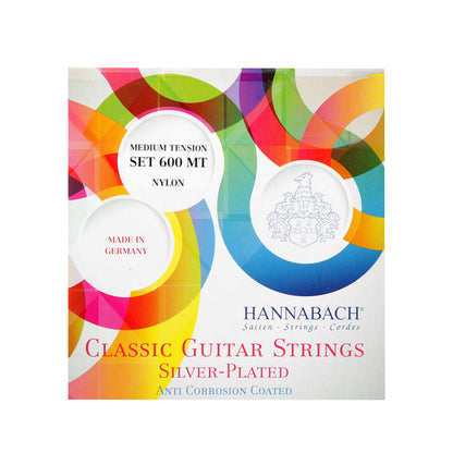 HANNABACH ハナバッハ  クラシックギター弦 600MTG3C 600HTG3C ミディアムテンション ハイテンション ナイロン弦 ドイツ製