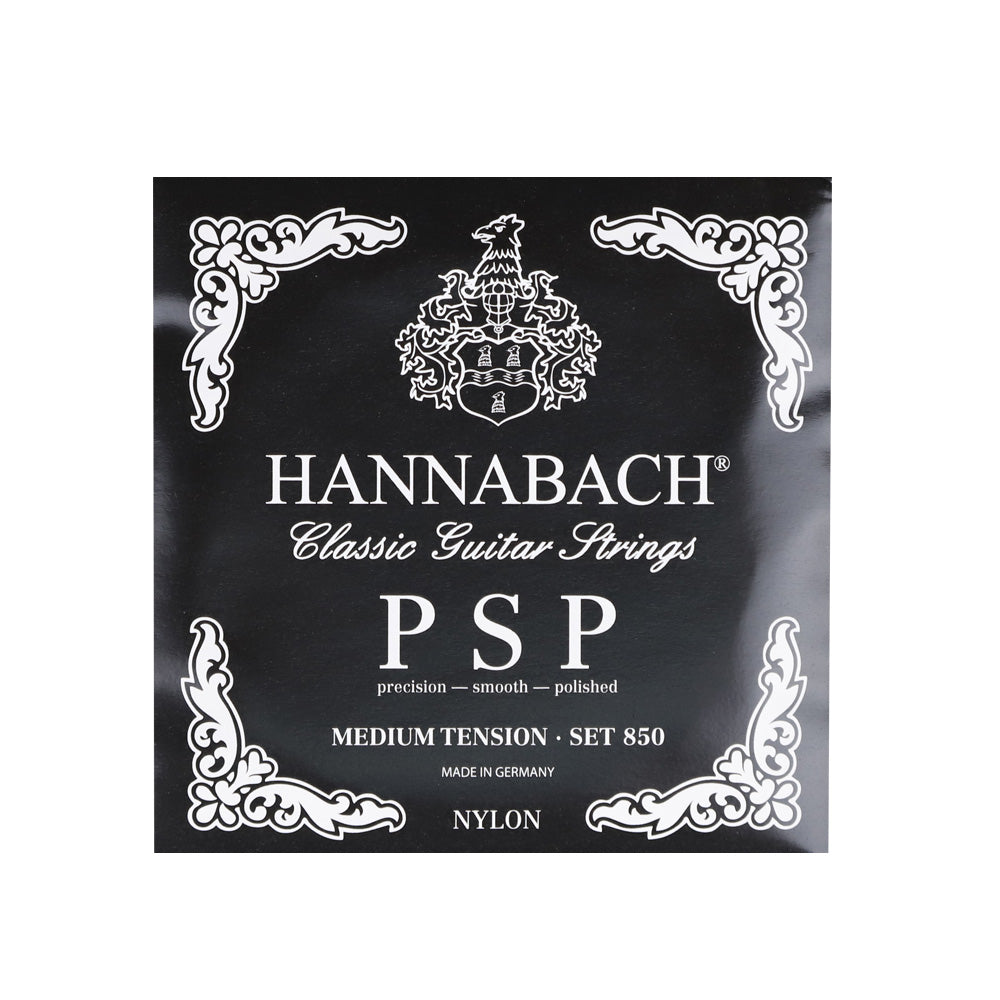 HANNABACH ハナバッハ  クラシックギター弦 単品弦 850シリーズ PSP加工の巻弦 ミディアムテンション ハイテンション ナイロン弦 ドイツ製