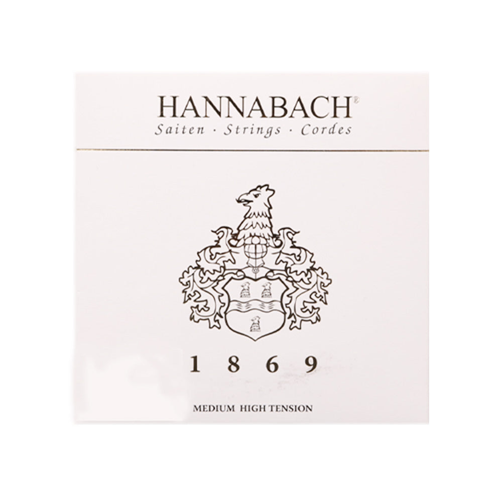 HANNABACH ハナバッハ カーボン 金メッキ巻きクラシックギター弦 1869MHT 1869HT ミディアム ハイ テンション ハイテンション ナイロン弦 ドイツ製