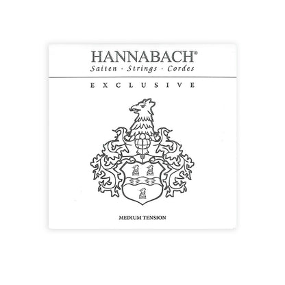 HANNABACH ハナバッハ 銀メッキ巻きクラシックギター弦 EXCLMT EXCLHT ミディアムテンション ハイテンション ナイロン弦 ドイツ製