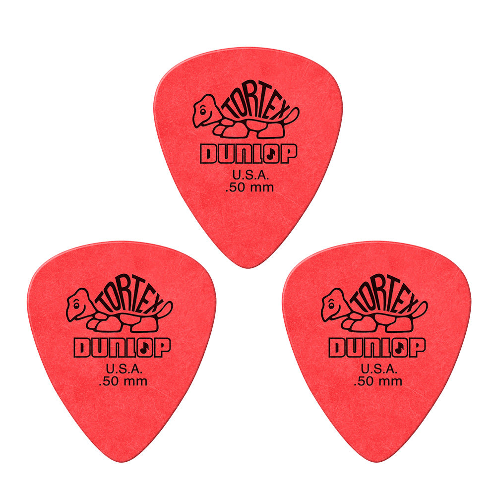 Jim Dunlop ジム ダンロップ 418R TORTEX STANDARD ティアドロップギター ピック 3枚入り