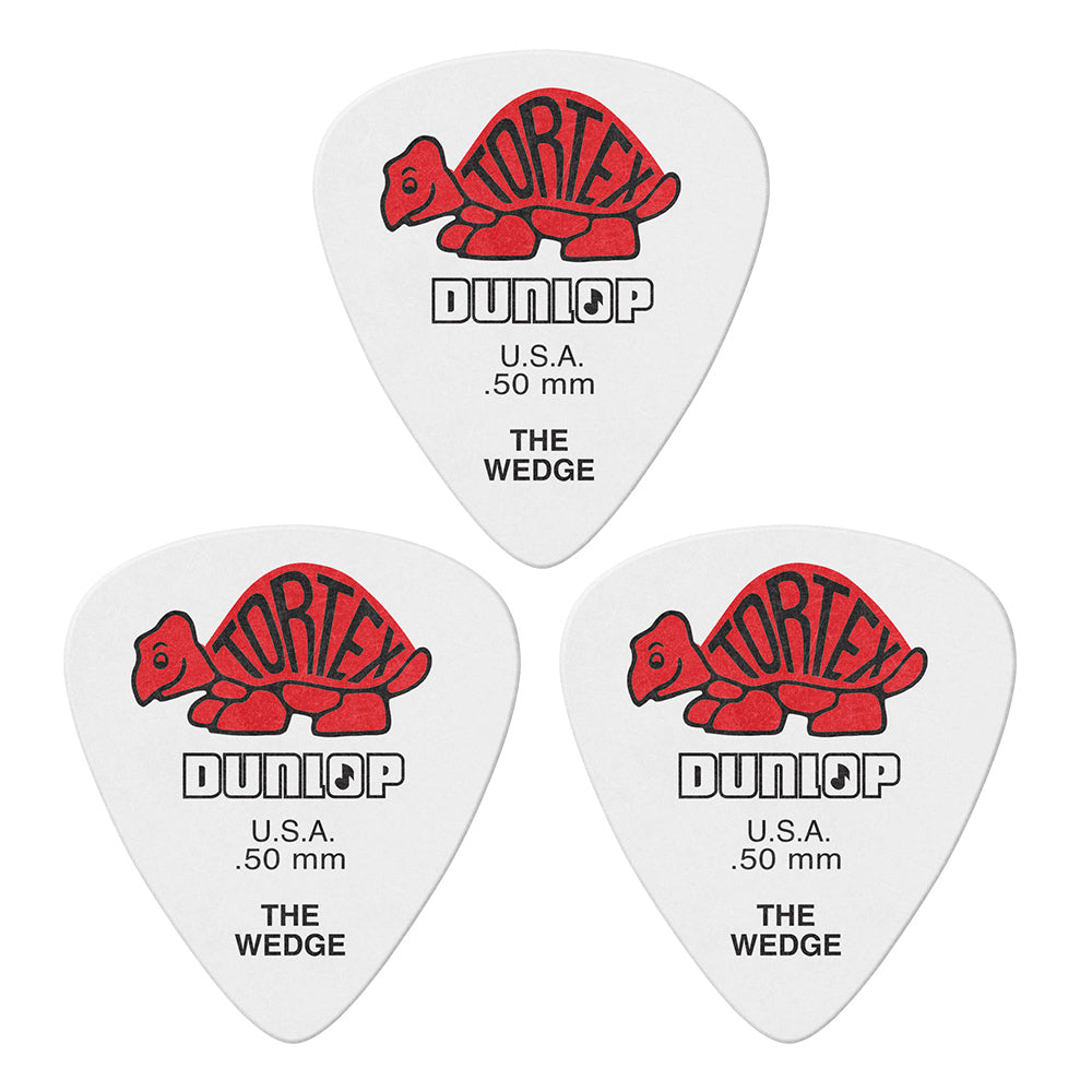 Jim Dunlop ジム ダンロップ 424R TORTEX WEDGE ウエッジギター ピック 3枚入り