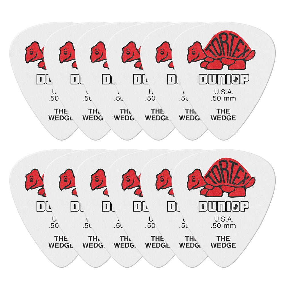 Jim Dunlop ジム ダンロップ 424R TORTEX WEDGE ウエッジギター ピック 12枚入り