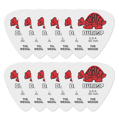 Jim Dunlop ジム ダンロップ 424R TORTEX WEDGE ウエッジギター ピック 12枚入り