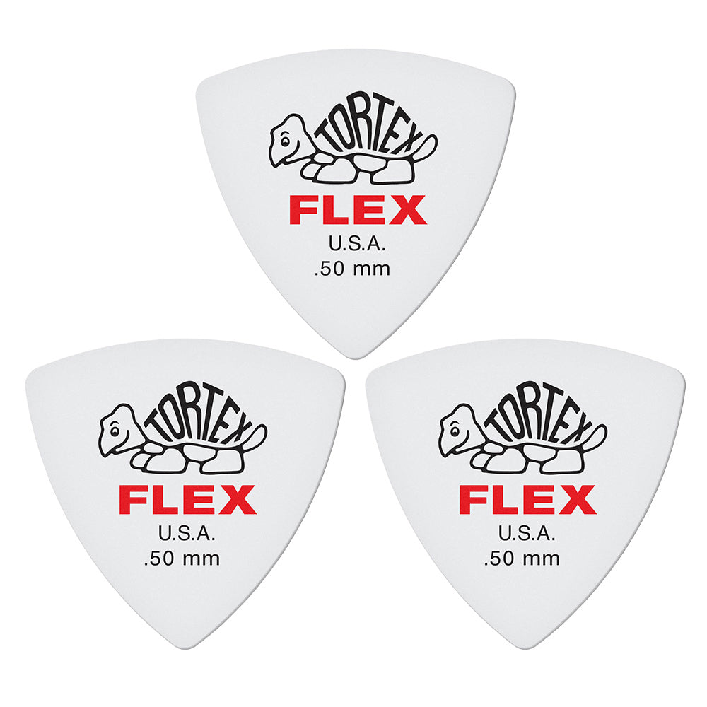 Jim Dunlop ジム ダンロップ 456R TORTEX FLEX TRIANGLE トライアングルギター ピック 3枚入り