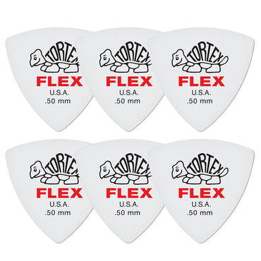 Jim Dunlop ジム ダンロップ 456R TORTEX FLEX TRIANGLE トライアングルギター ピック 6枚入り