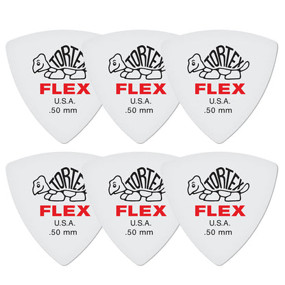 Jim Dunlop ジム ダンロップ 456R TORTEX FLEX TRIANGLE トライアングルギター ピック 6枚入り