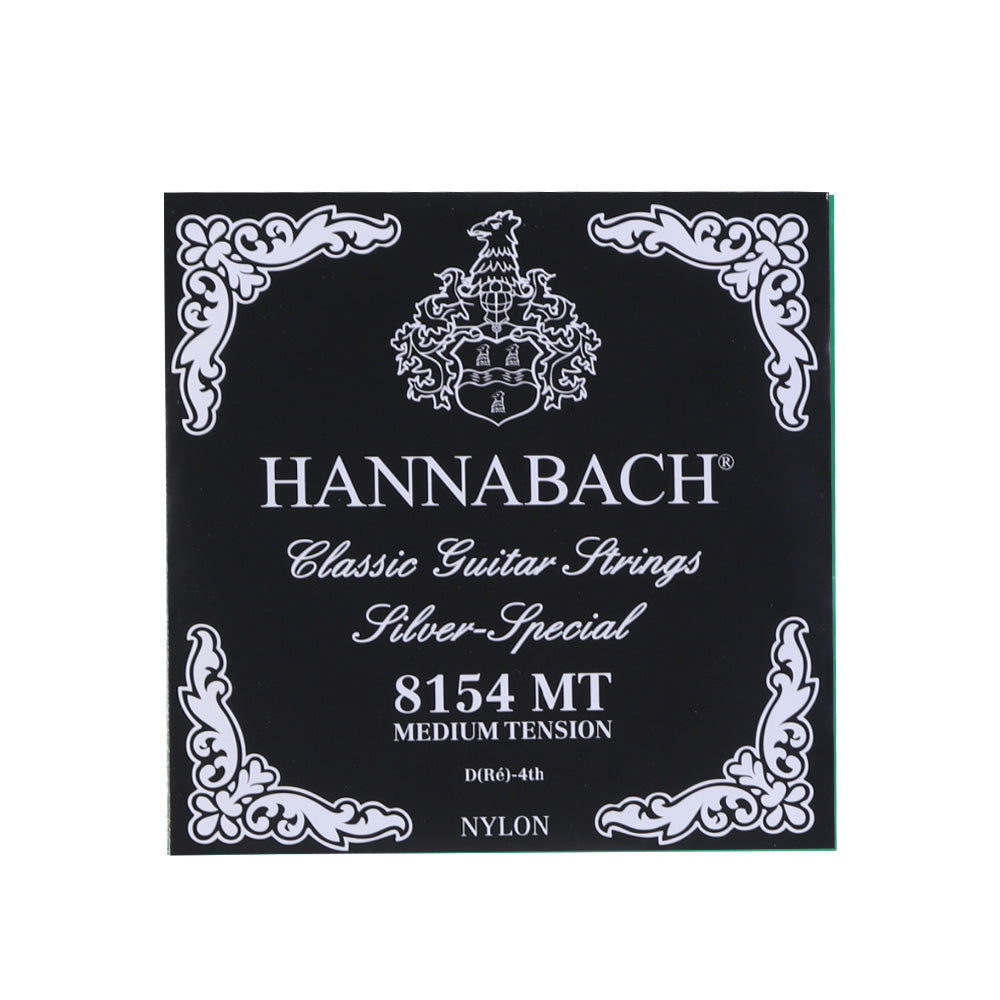 HANNABACH ハナバッハ 銀メッキ巻きクラシックギター弦 ナイロンセット弦 単品弦 ハーフセットクラシック 815シリーズ ミディアムテンション ハイテンション ナイロン弦 ドイツ製