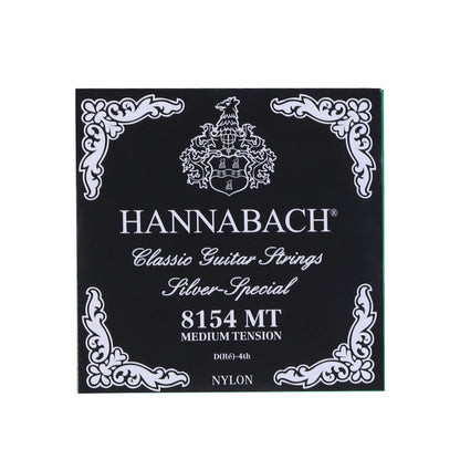HANNABACH ハナバッハ 銀メッキ巻きクラシックギター弦 ナイロンセット弦 単品弦 ハーフセットクラシック 815シリーズ ミディアムテンション ハイテンション ナイロン弦 ドイツ製