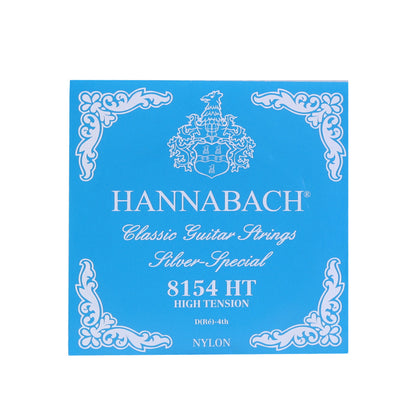 HANNABACH ハナバッハ 銀メッキ巻きクラシックギター弦 ナイロンセット弦 単品弦 ハーフセットクラシック 815シリーズ ミディアムテンション ハイテンション ナイロン弦 ドイツ製