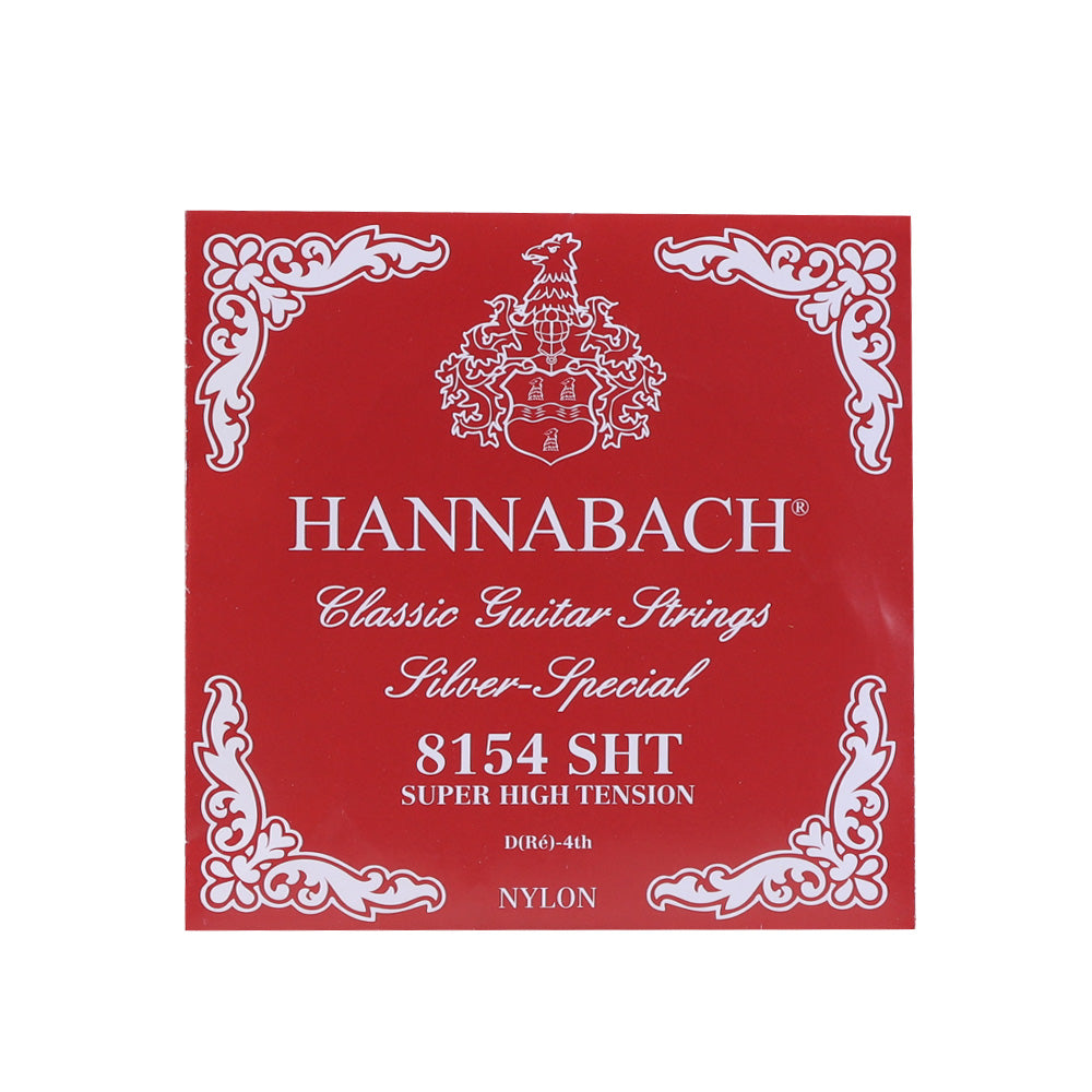 HANNABACH ハナバッハ 銀メッキ巻きクラシックギター弦 ナイロンセット弦 単品弦 ハーフセットクラシック 815シリーズ ミディアムテンション ハイテンション ナイロン弦 ドイツ製