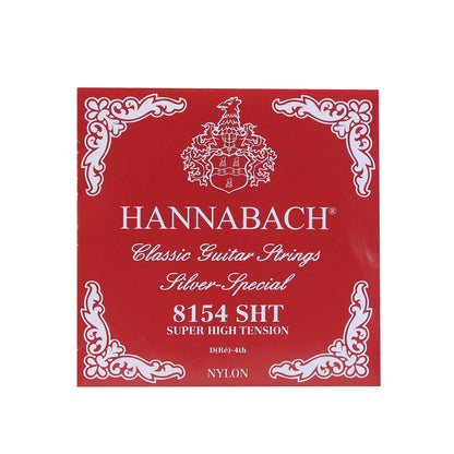 HANNABACH ハナバッハ 銀メッキ巻きクラシックギター弦 ナイロンセット弦 単品弦 ハーフセットクラシック 815シリーズ ミディアムテンション ハイテンション ナイロン弦 ドイツ製