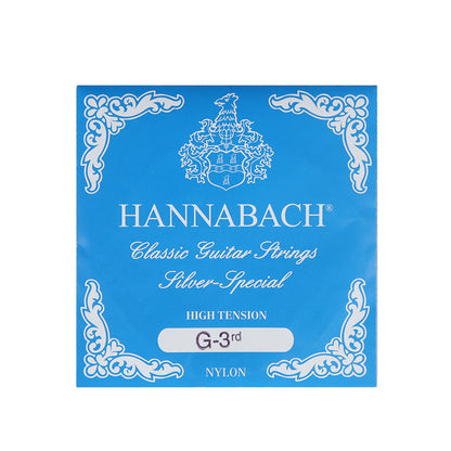 HANNABACH ハナバッハ 銀メッキ巻きクラシックギター弦 ナイロンセット弦 単品弦 ハーフセットクラシック 815シリーズ ミディアムテンション ハイテンション ナイロン弦 ドイツ製