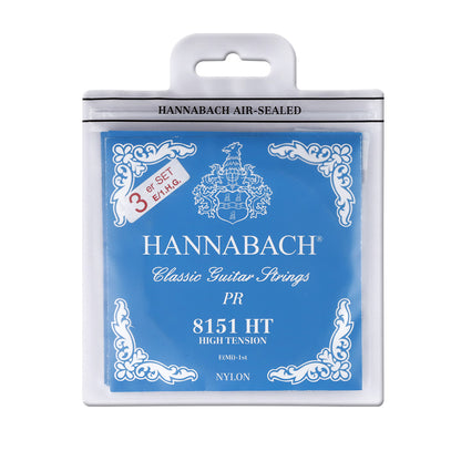 HANNABACH ハナバッハ 銀メッキ巻きクラシックギター弦 ナイロンセット弦 単品弦 ハーフセットクラシック 815シリーズ ミディアムテンション ハイテンション ナイロン弦 ドイツ製