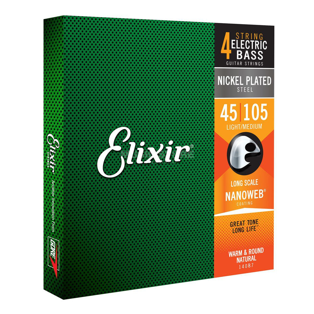 Elixir エリクサー 14-◯◯ 4弦ベース弦 ニッケルメッキ ステンレス