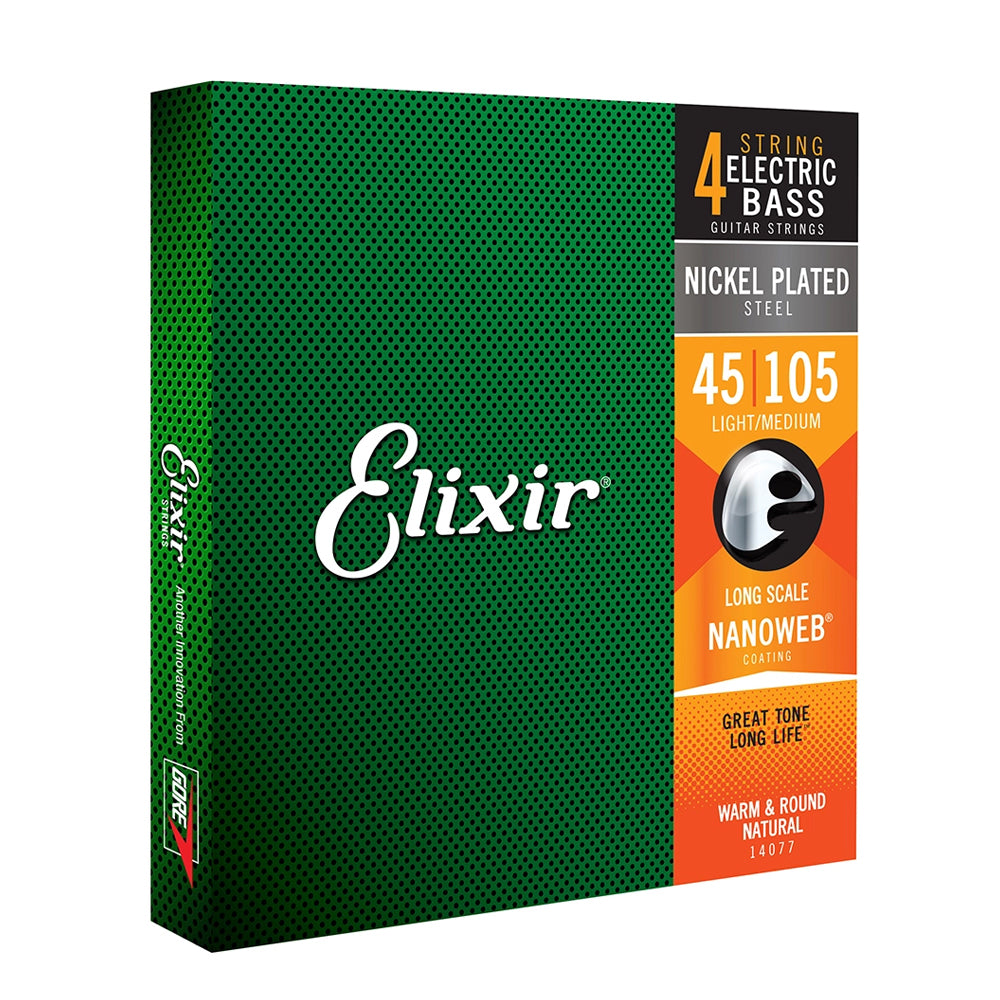 Elixir エリクサー 14-◯◯ 4弦ベース弦 ニッケルメッキ ステンレス