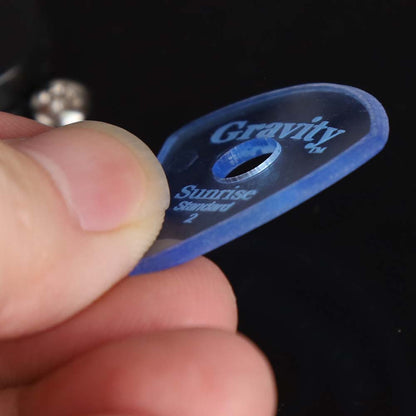 Gravity グラビティ Sunrise Standard ギターピックGSUS2MR  blue 滑り止め耐久性 1枚入り