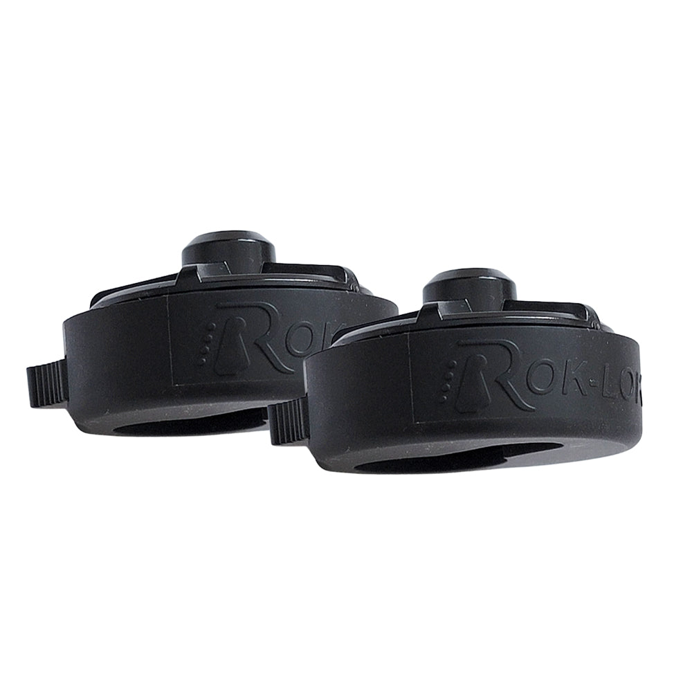 Rok-Lok PRO ブラック ギターストラップ クリップ 2個セット