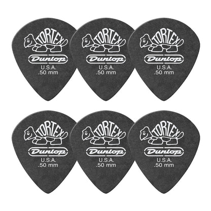 Jim Dunlop ジム ダンロップ 482R TORTEX Pitch Black Jazz III ジャズタイプギター ピック 6枚入り