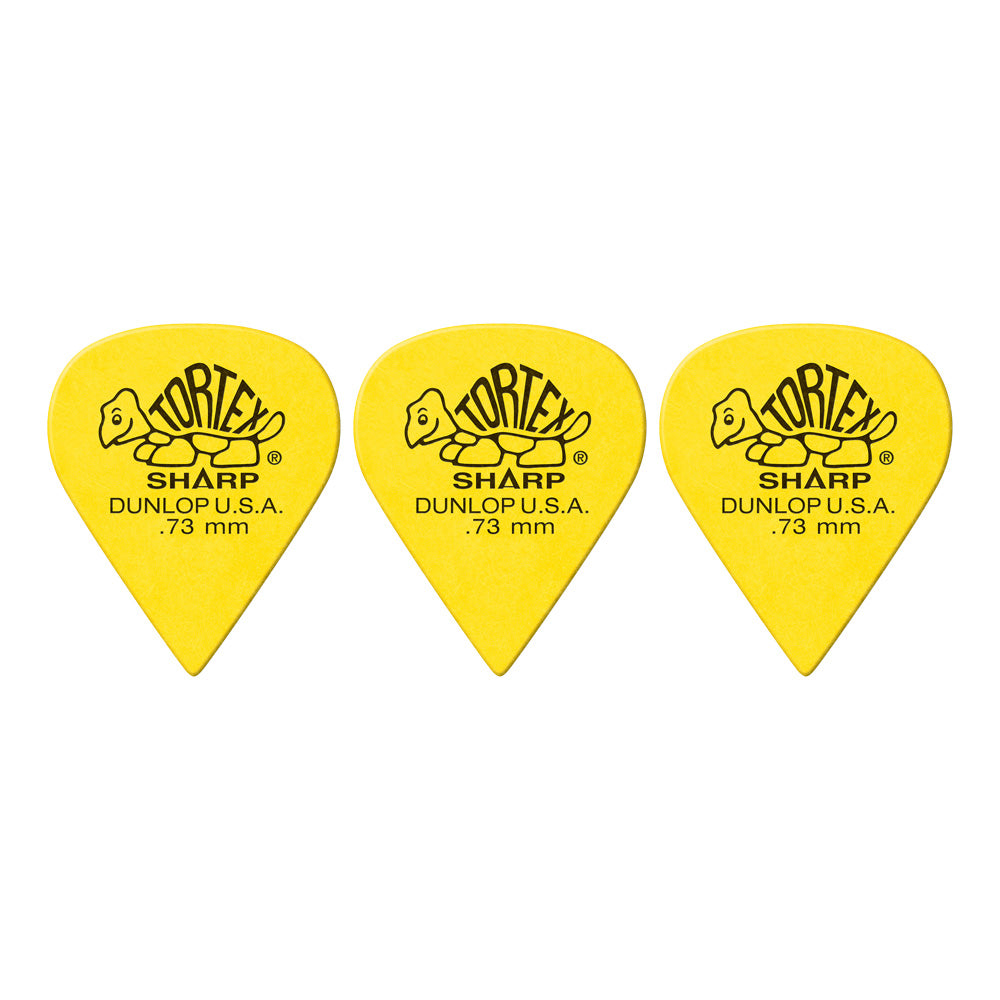 Jim Dunlop TORTEX SHARP 412- ◯◯ ギターピック 3枚入り