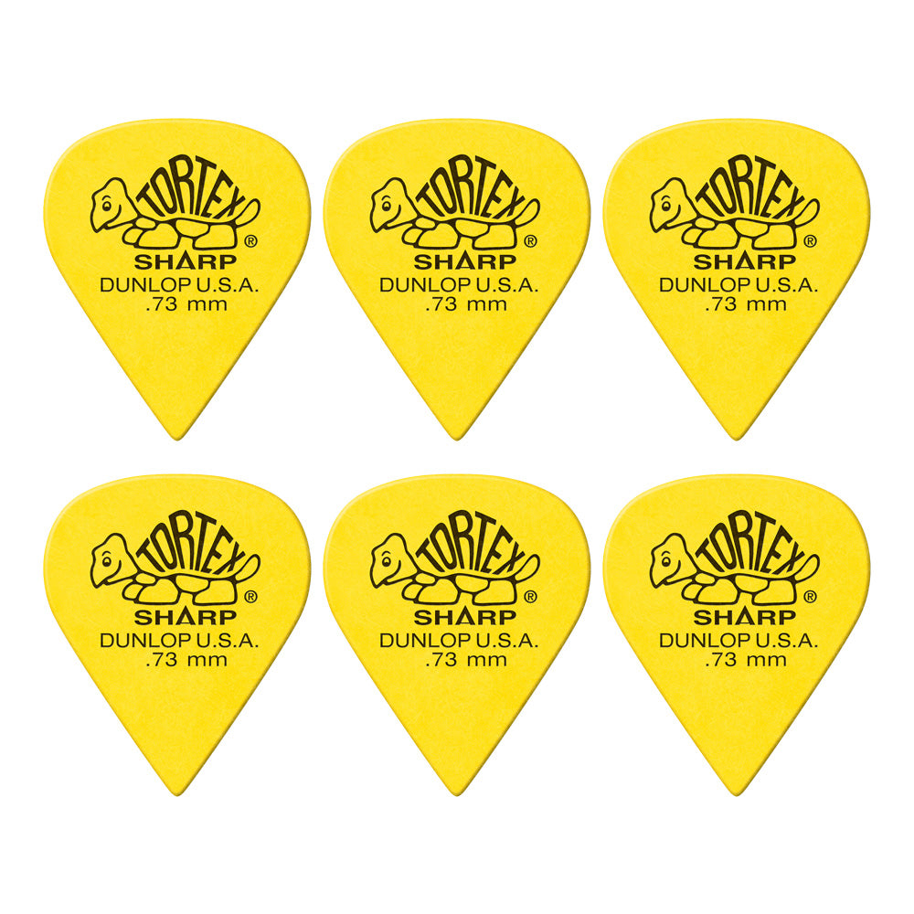 Jim Dunlop TORTEX SHARP 412- ◯◯ ギターピック 6枚入り