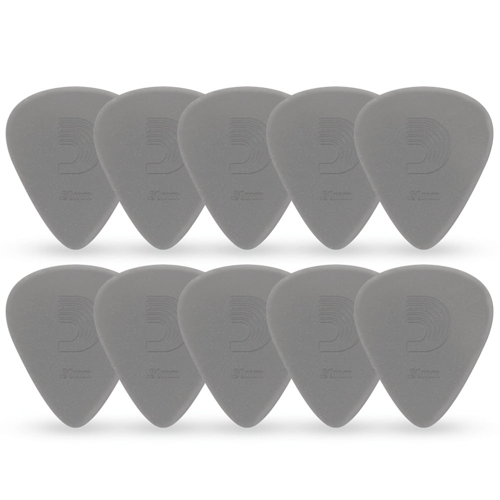 D'Addario Nylflex ピック ナイロン製 10枚入り ティアドロップ