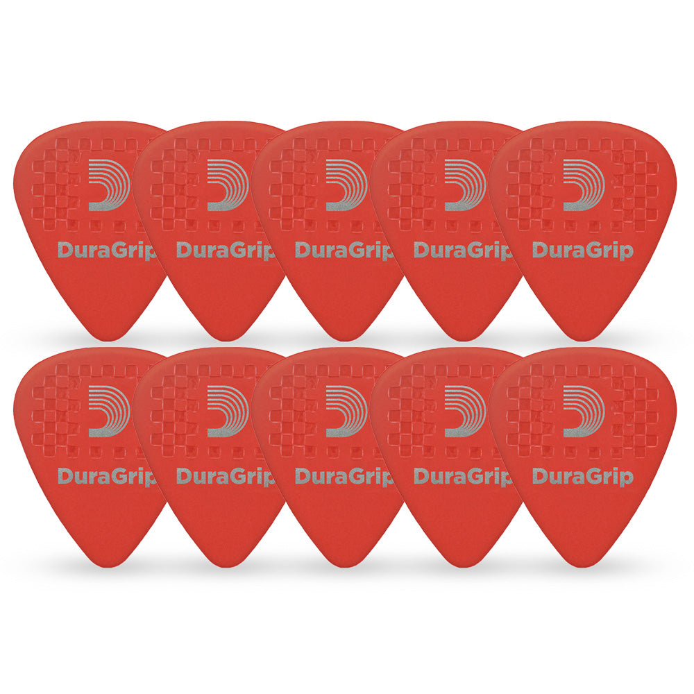 D'Addario DuraGrip ピック ティアドロップ 10枚入り