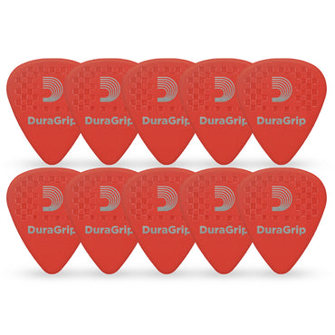 D'Addario DuraGrip ピック ティアドロップ 10枚入り